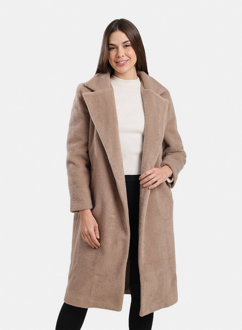 Clue Open-Front Midi Coat - Image 1